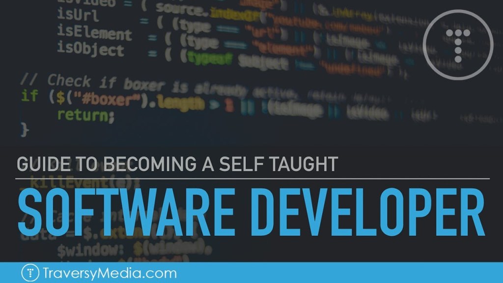 Picture of: Guide To Becoming A Self-Taught Software Developer