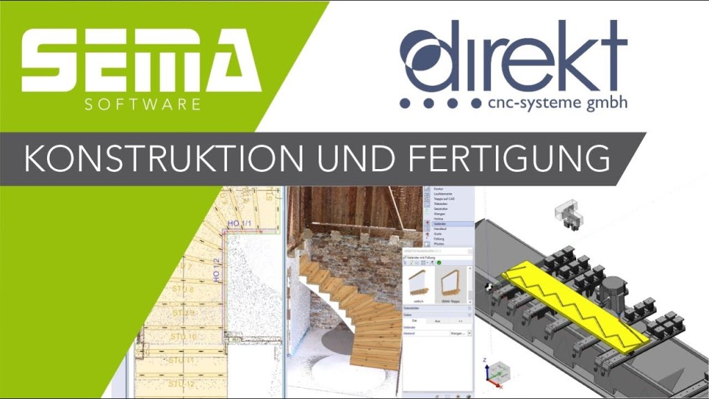 Picture of: Konstruktion und Fertigung von Treppen und Möbel mit SEMA und NC-HOPS