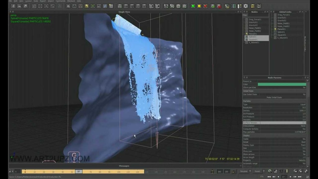Picture of: RealFlow waterfall tutorial part – English version